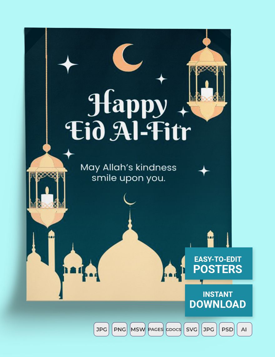 Free Eid al-Fitr Message - EPS, Google Docs, Illustrator, JPG ...
