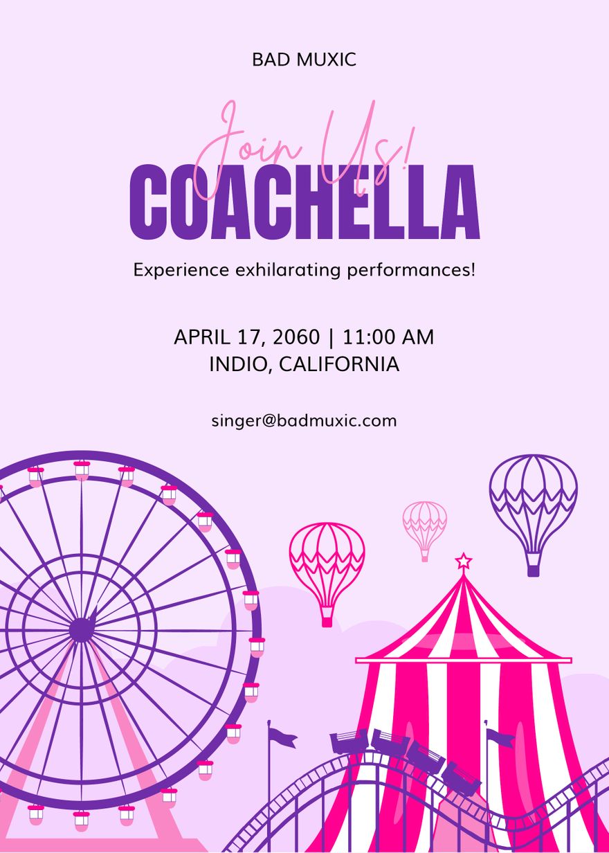 Coachella Invitation