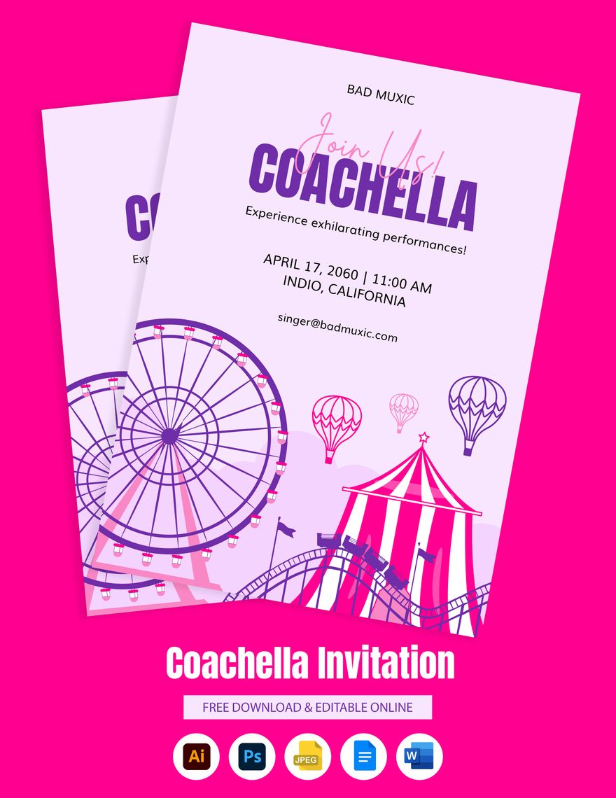 Coachella Invitation