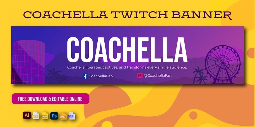 Coachella Twitch Banner