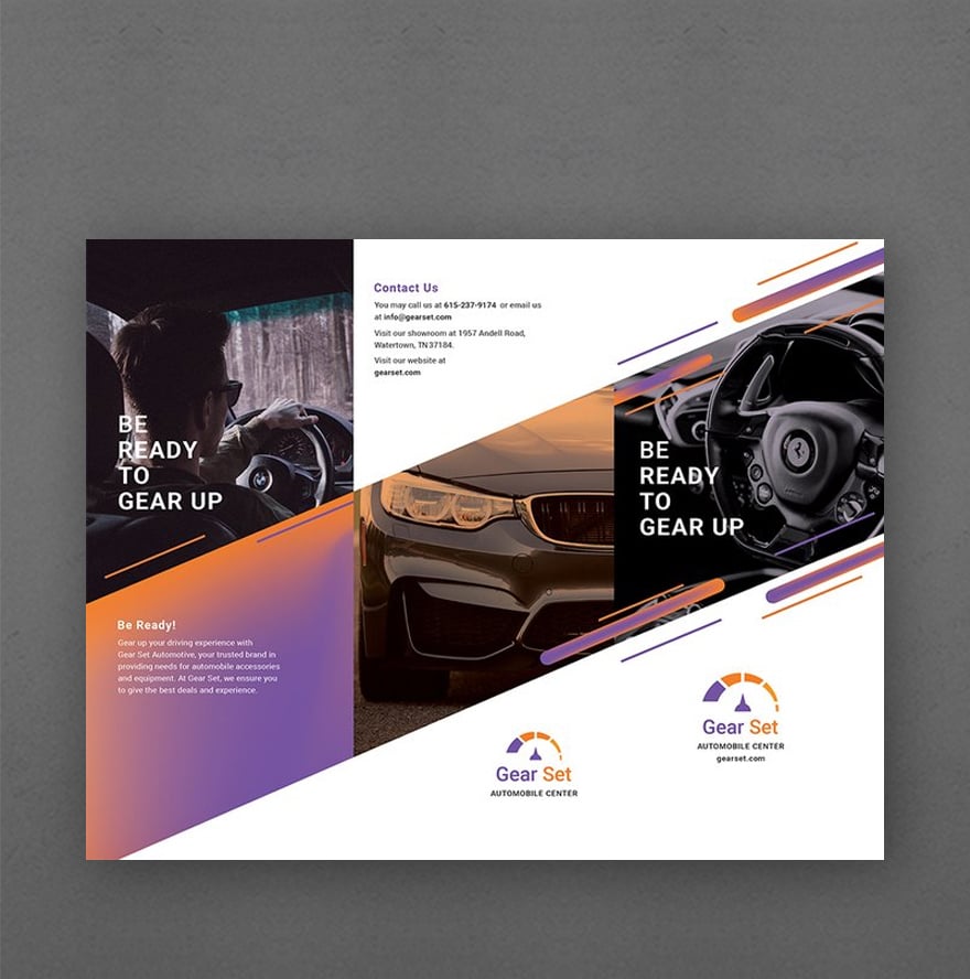 Automotive Brochure Template