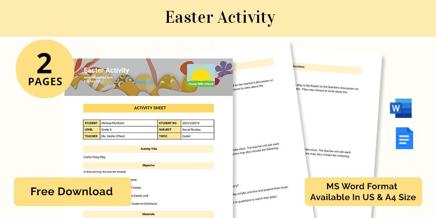 Easter Activity