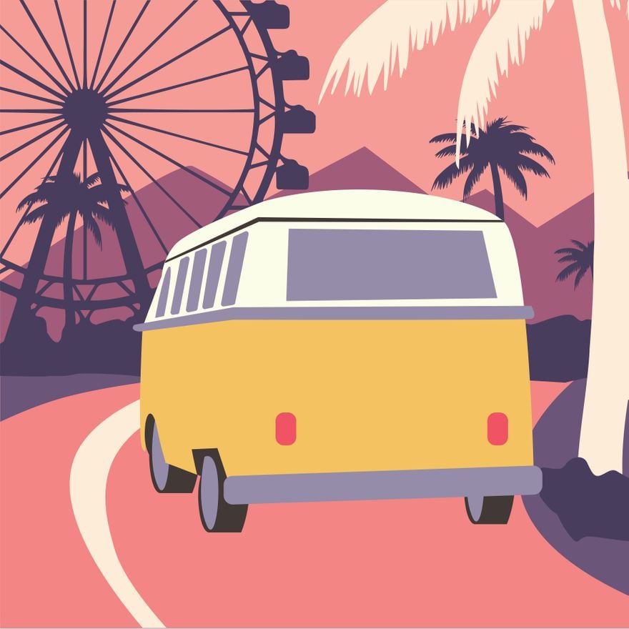 Coachella Illustration