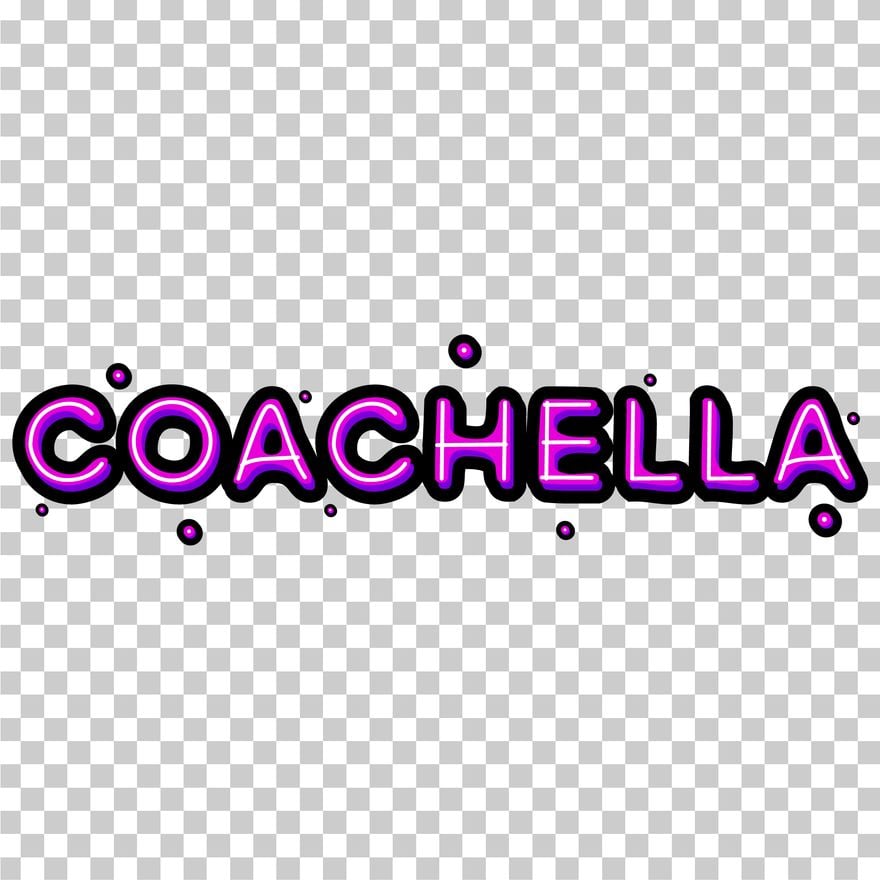 Coachella Text Effect