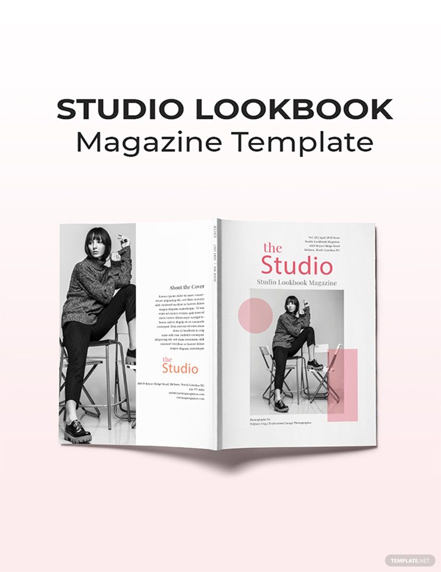 Studio Lookbook Magazine Template