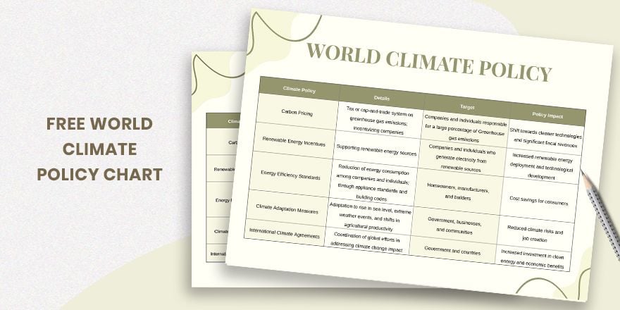 World Climate Policy Chart