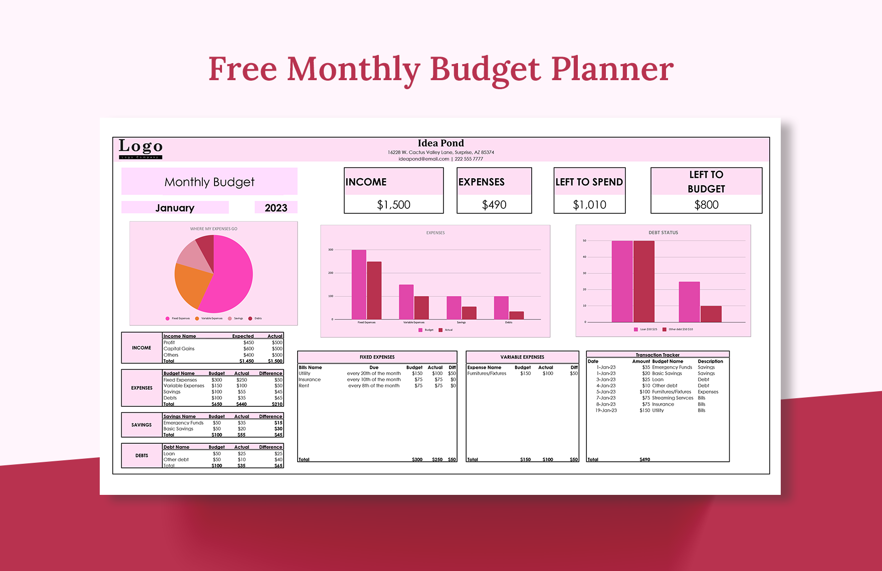 Google Sheet Templates Free Download Template