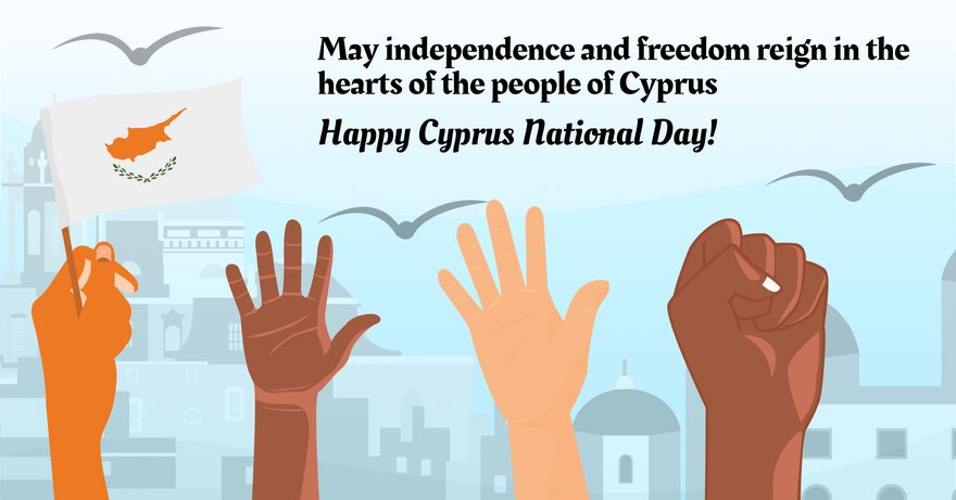 Cyprus National Day Facebook Post