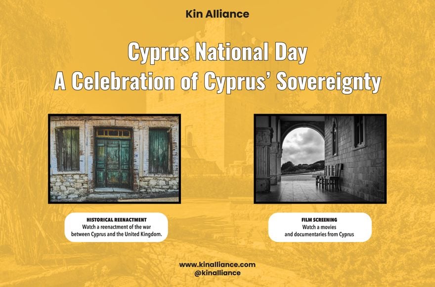 Cyprus National Day Banner in Illustrator, PSD, EPS, SVG, PNG, JPEG