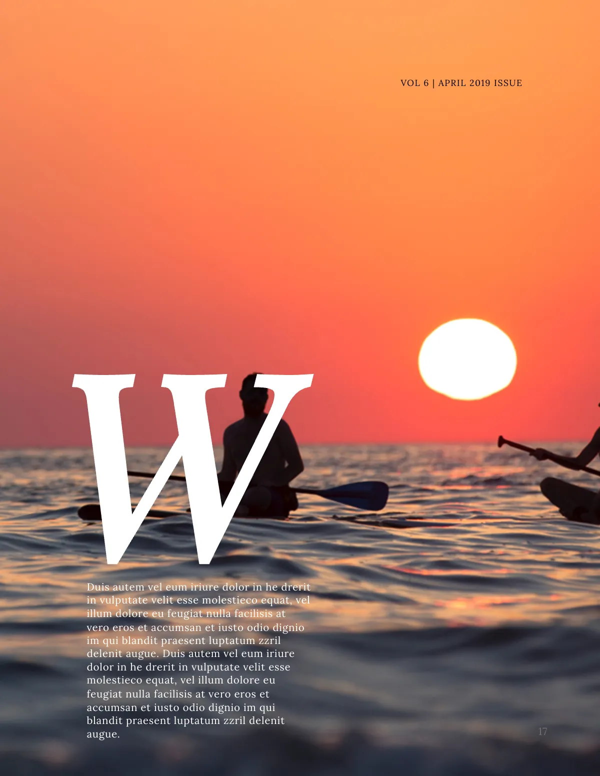 Free Travel Magazine  Template to Edit Online