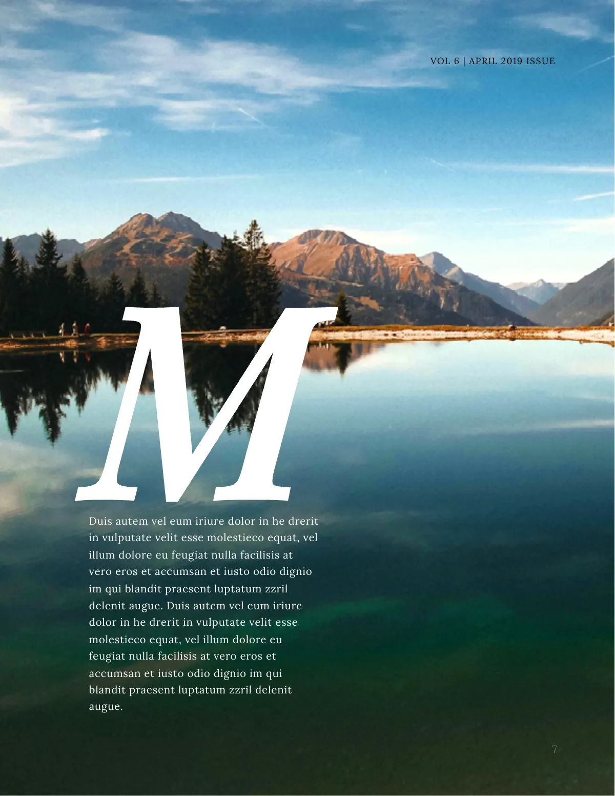 Free Travel Magazine  Template to Edit Online