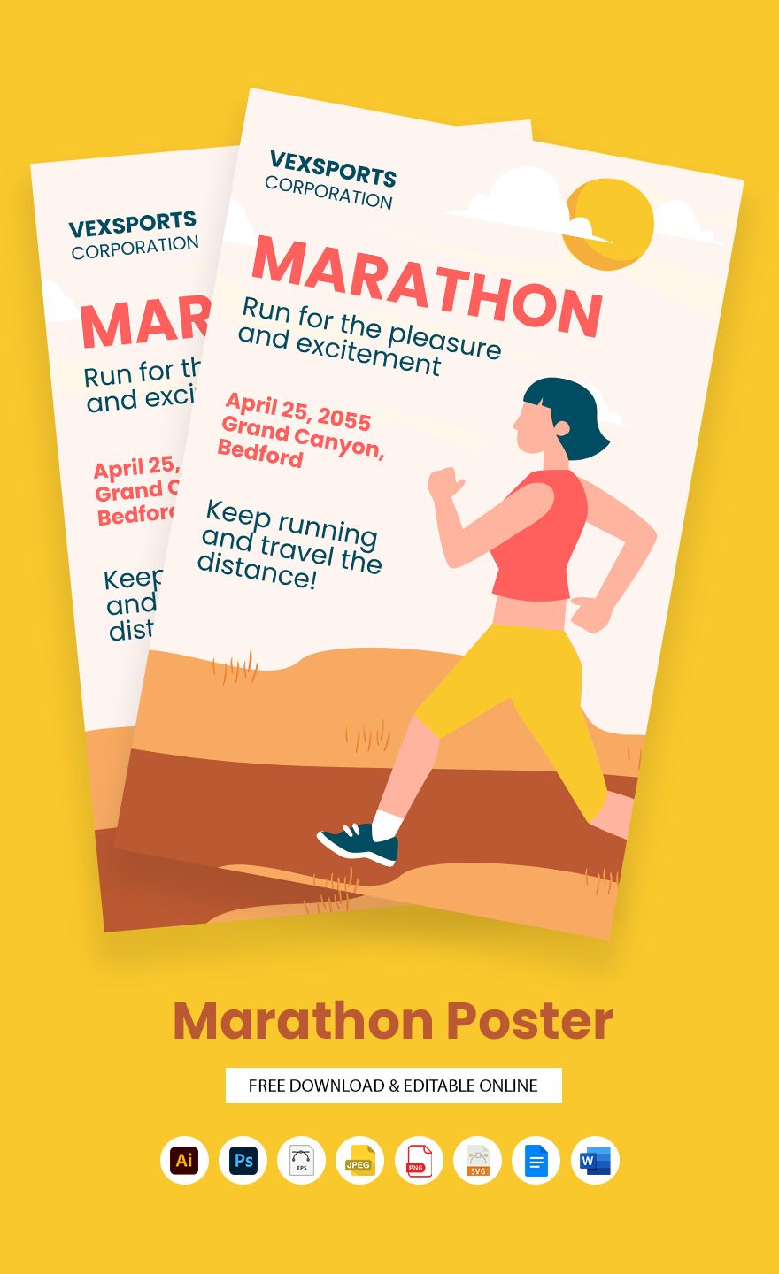 Editable Sports Poster Templates In Google Docs To Download