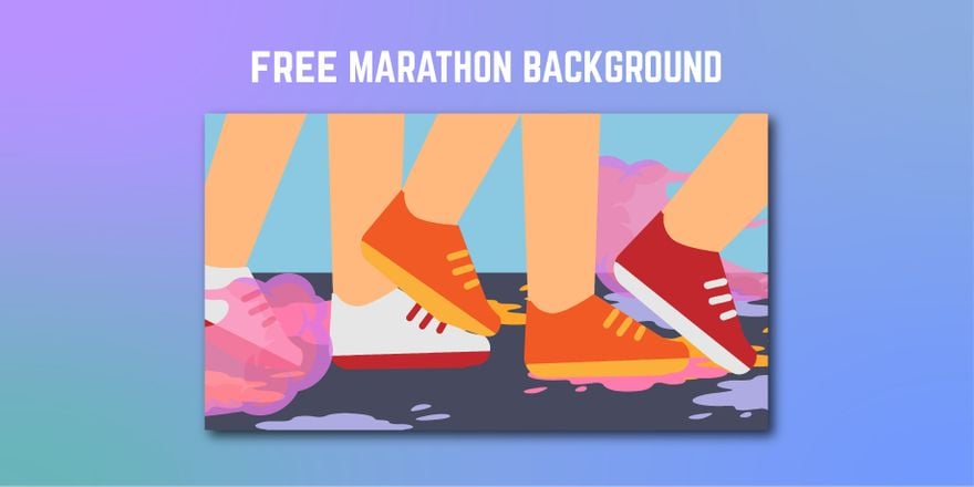 Free marathonMarathon Background in Illustrator, PSD, EPS, SVG, JPG, PNG