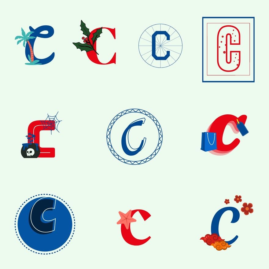 Free C Letter Design