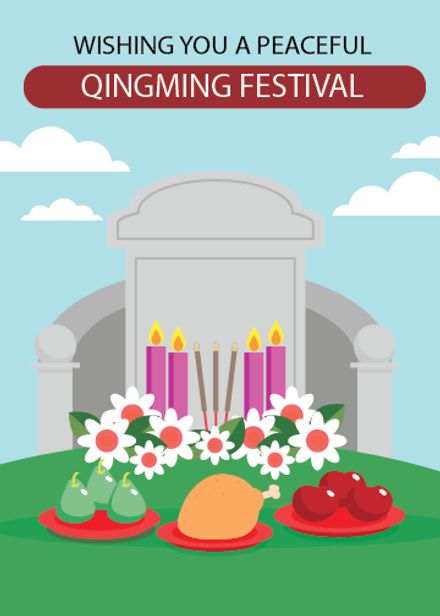 Qingming Festival Greeting Card