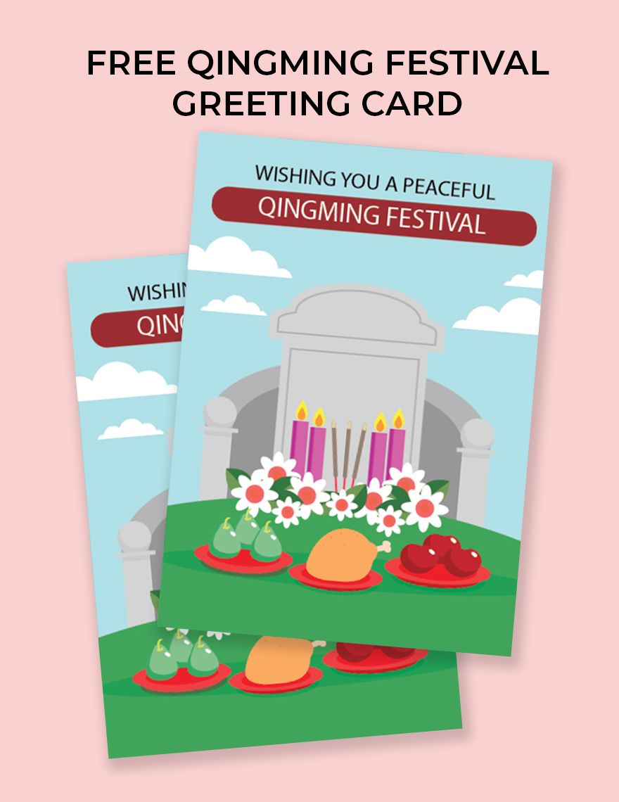 Free Qingming Festival Greeting Card