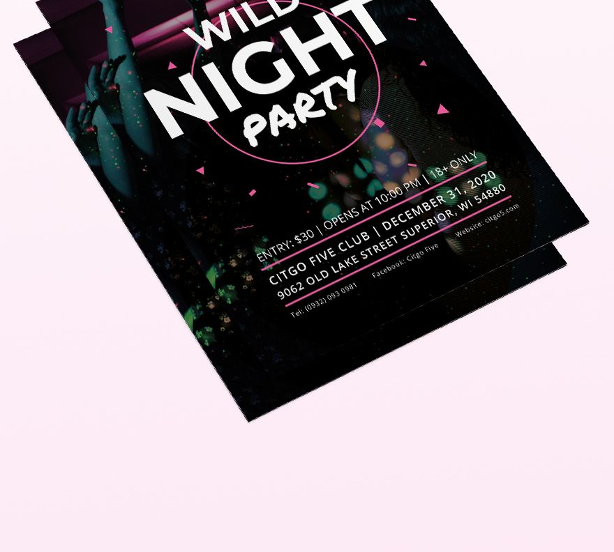 Nightclub Party Flyer Template
