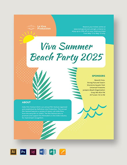 party event flyer template