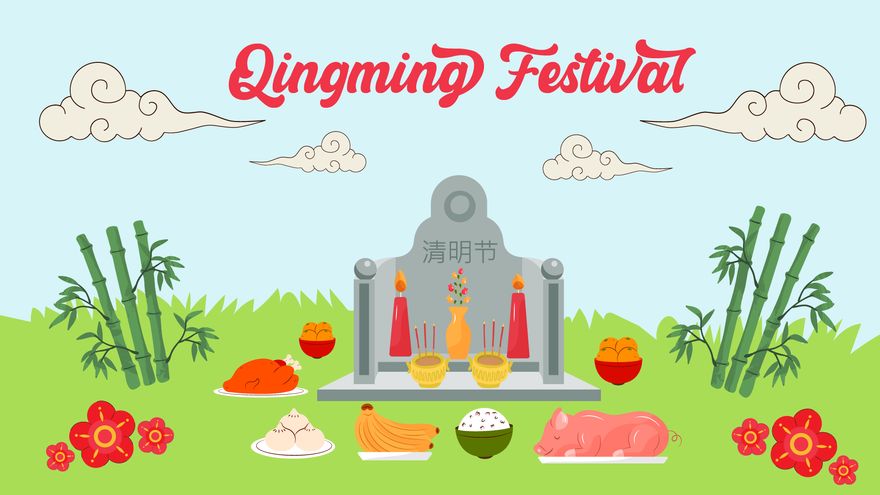 Free Qingming Festival WallPaper in Illustrator, PSD, EPS, SVG, JPG, PNG