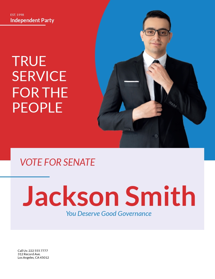 Free Political Flyer Templates