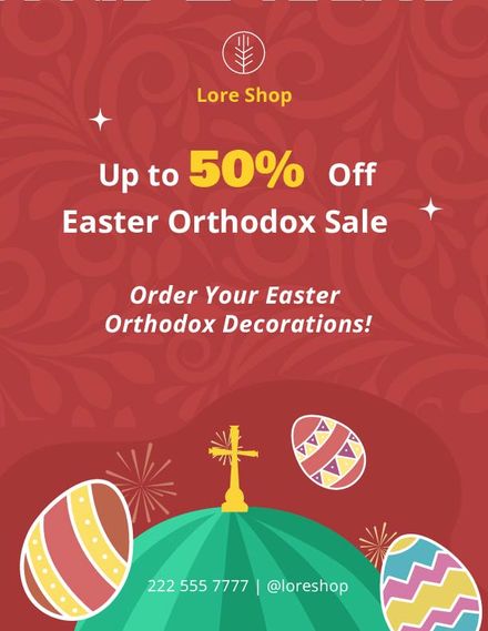 Orthodox Easter Sale