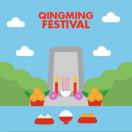 Free Qingming Festival Vector in Illustrator, PSD, EPS, SVG, JPG, PNG