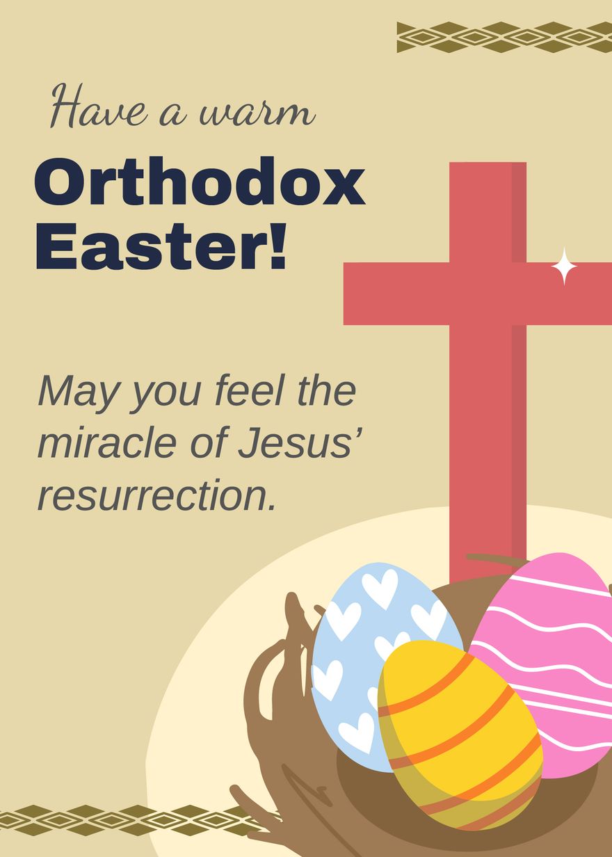 Orthodox Easter Greeting