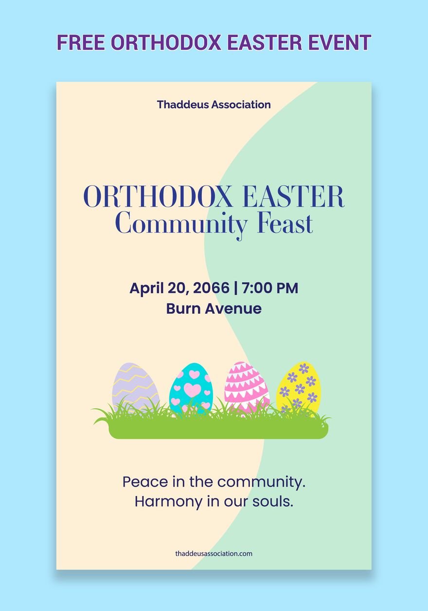 Orthodox Easter Event