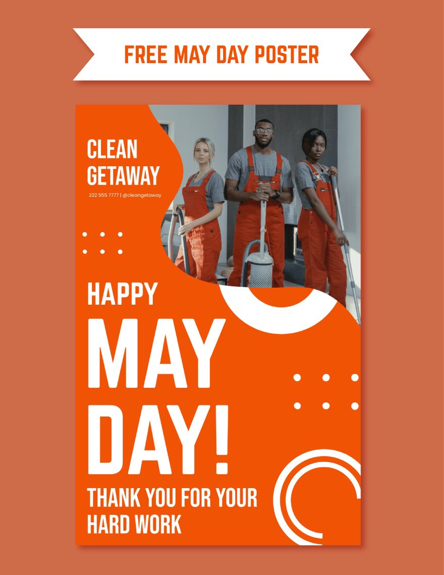May Day Poster in Word, Google Docs, Illustrator, PSD, Apple Pages, EPS, SVG, JPG, PNG