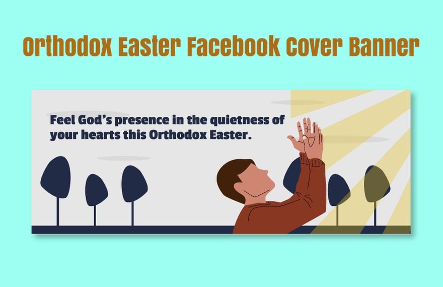 Free Orthodox Easter Facebook Cover Banner in Illustrator, PSD, EPS, SVG, JPG, PNG