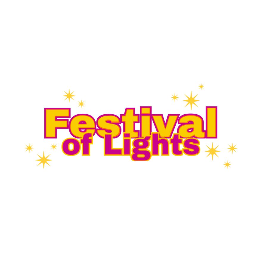 Festival of Lights Text Effect