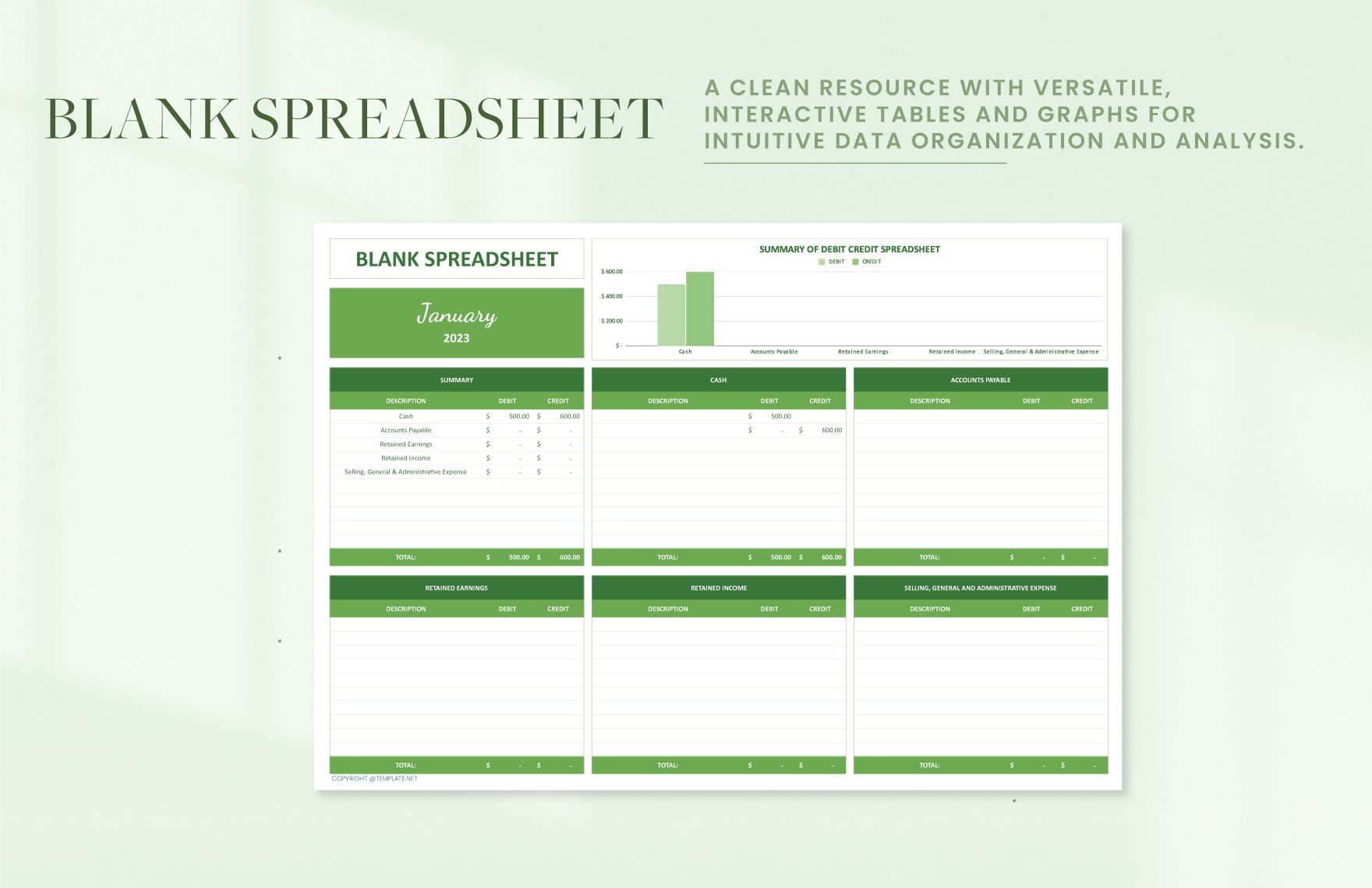 Blank Spreadsheet