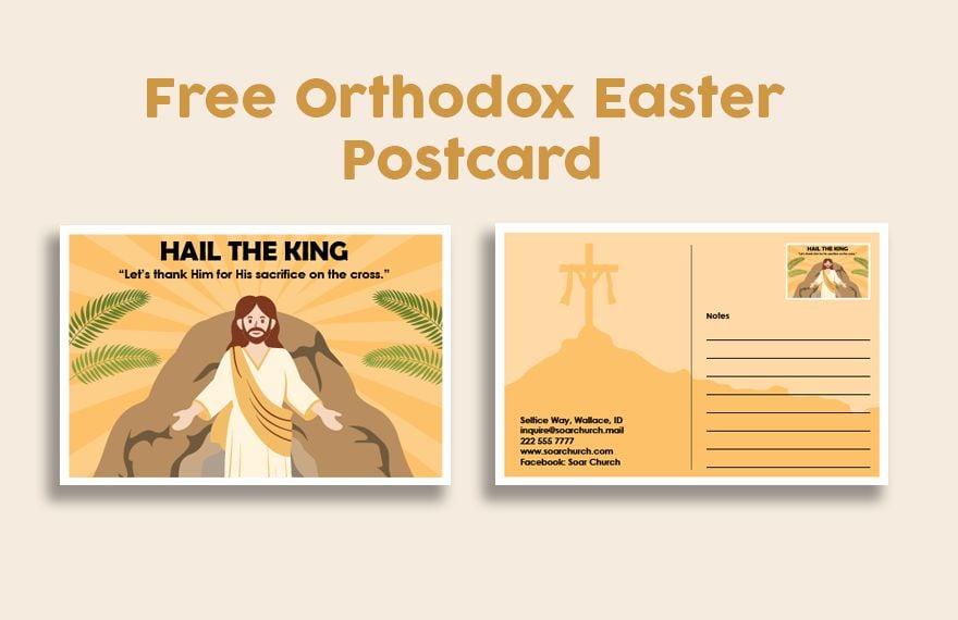 Orthodox Easter Postcard