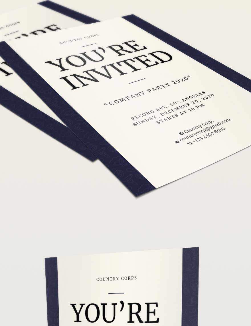 Invitation Flyer Template