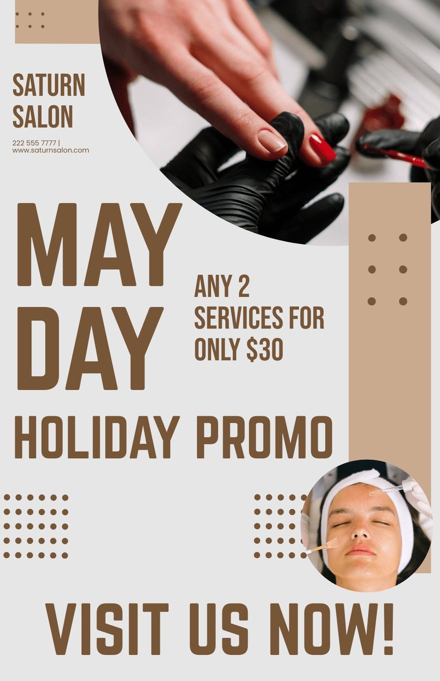 May Day Advertisement Poster