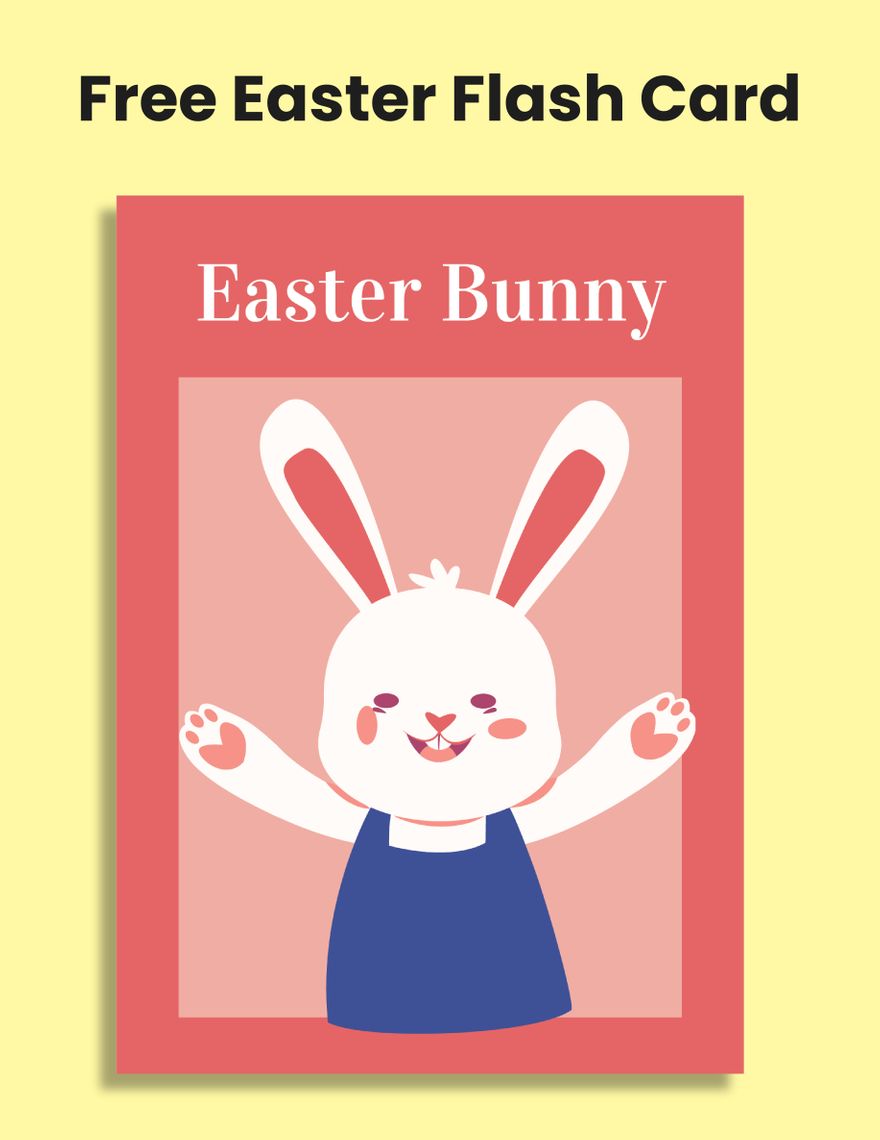 Easter Flash Card