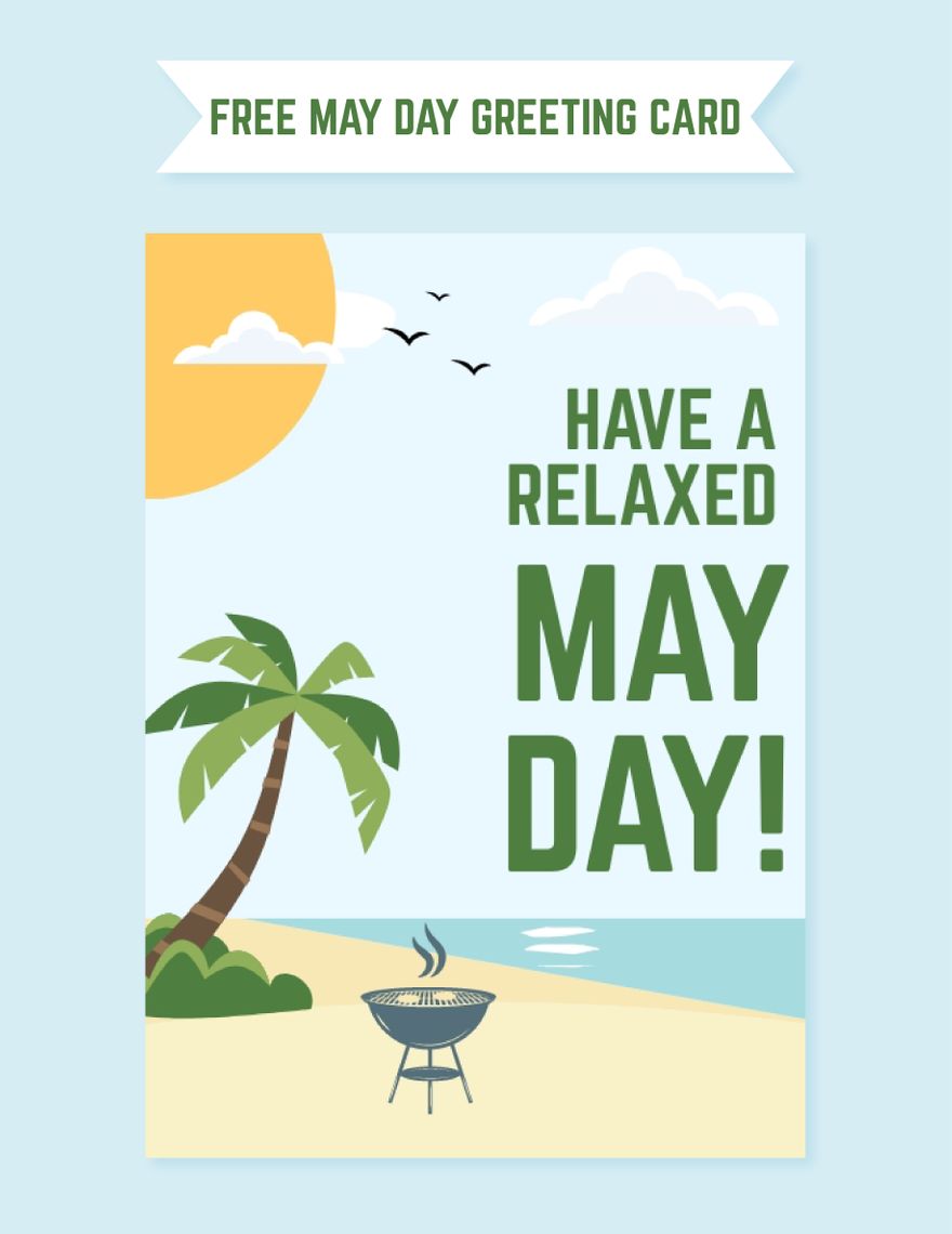 May Day Greeting Card