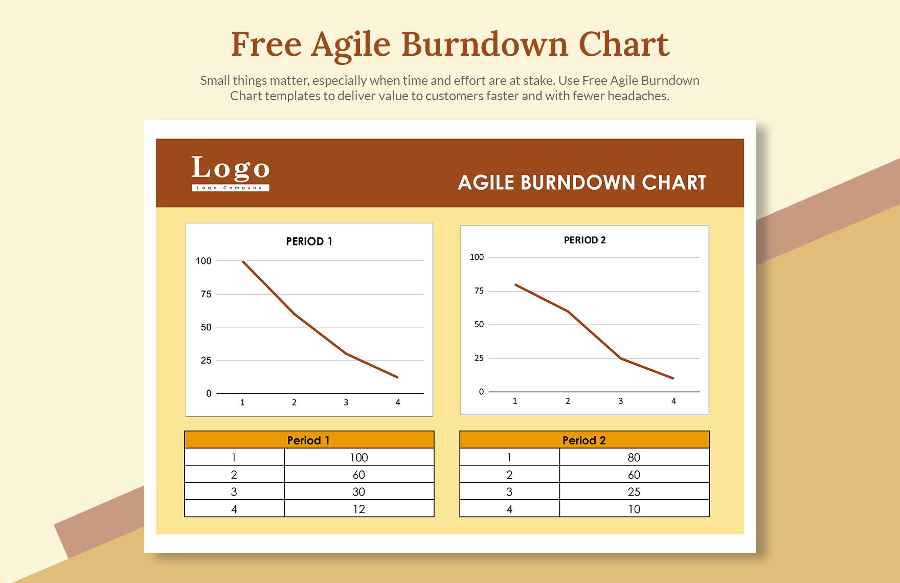 Free Agile Burndown Chart in Excel, Google Sheets - Download | Template.net