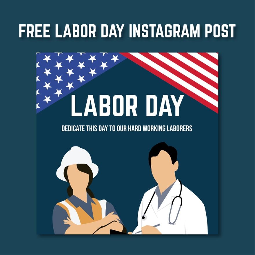 Labor Day Instagram Post