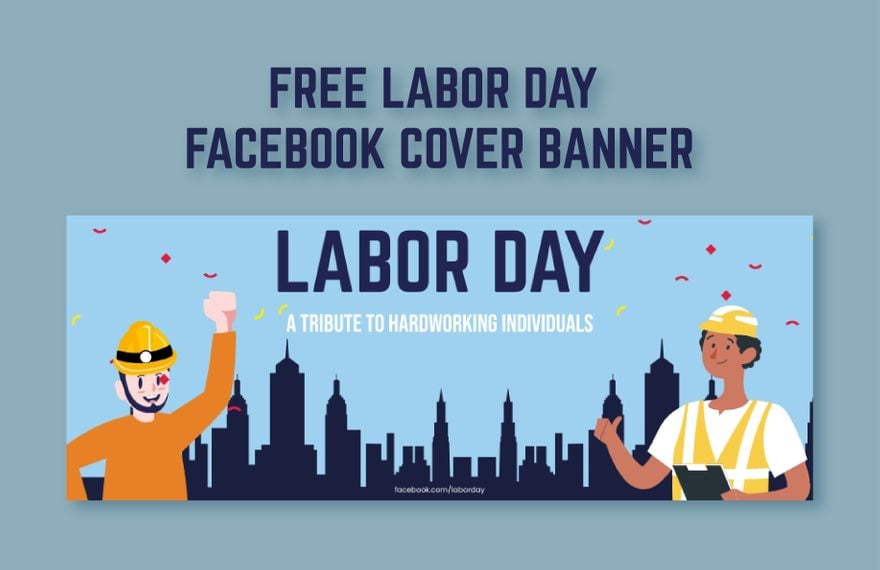 Labor Day Facebook Cover Banner