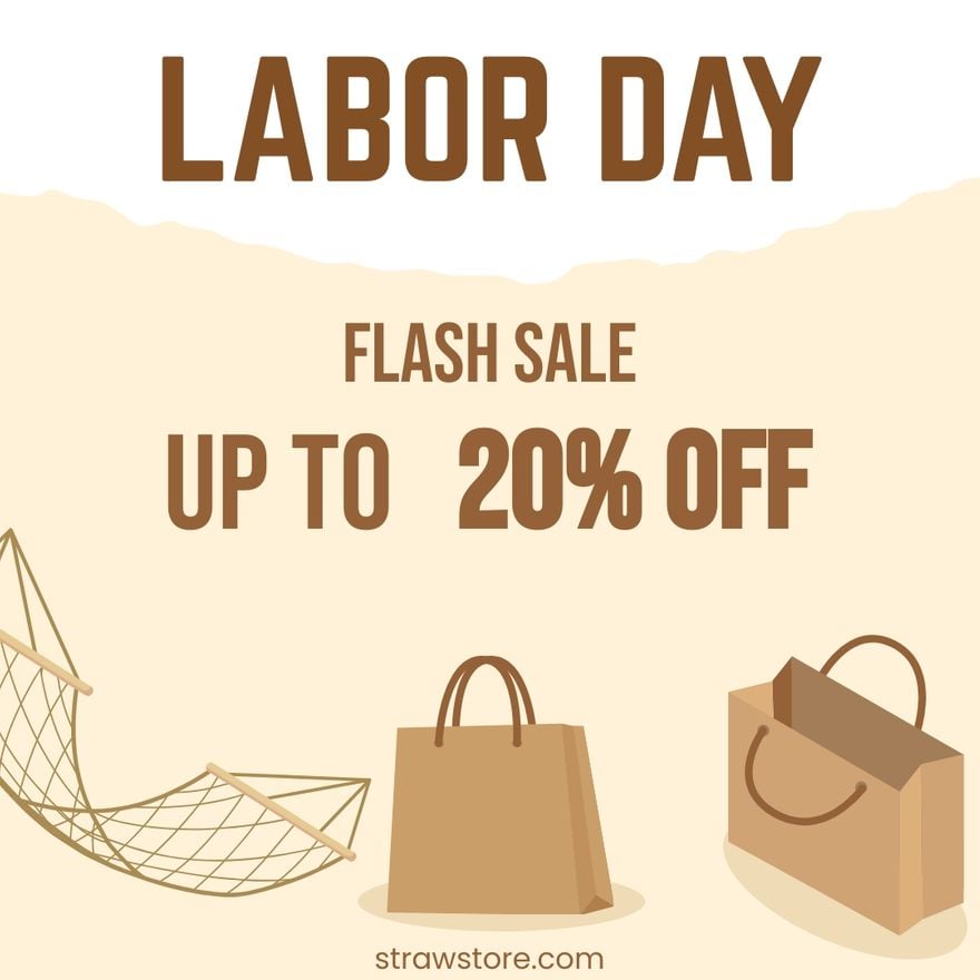 Labor Day Facebook Ad Banner