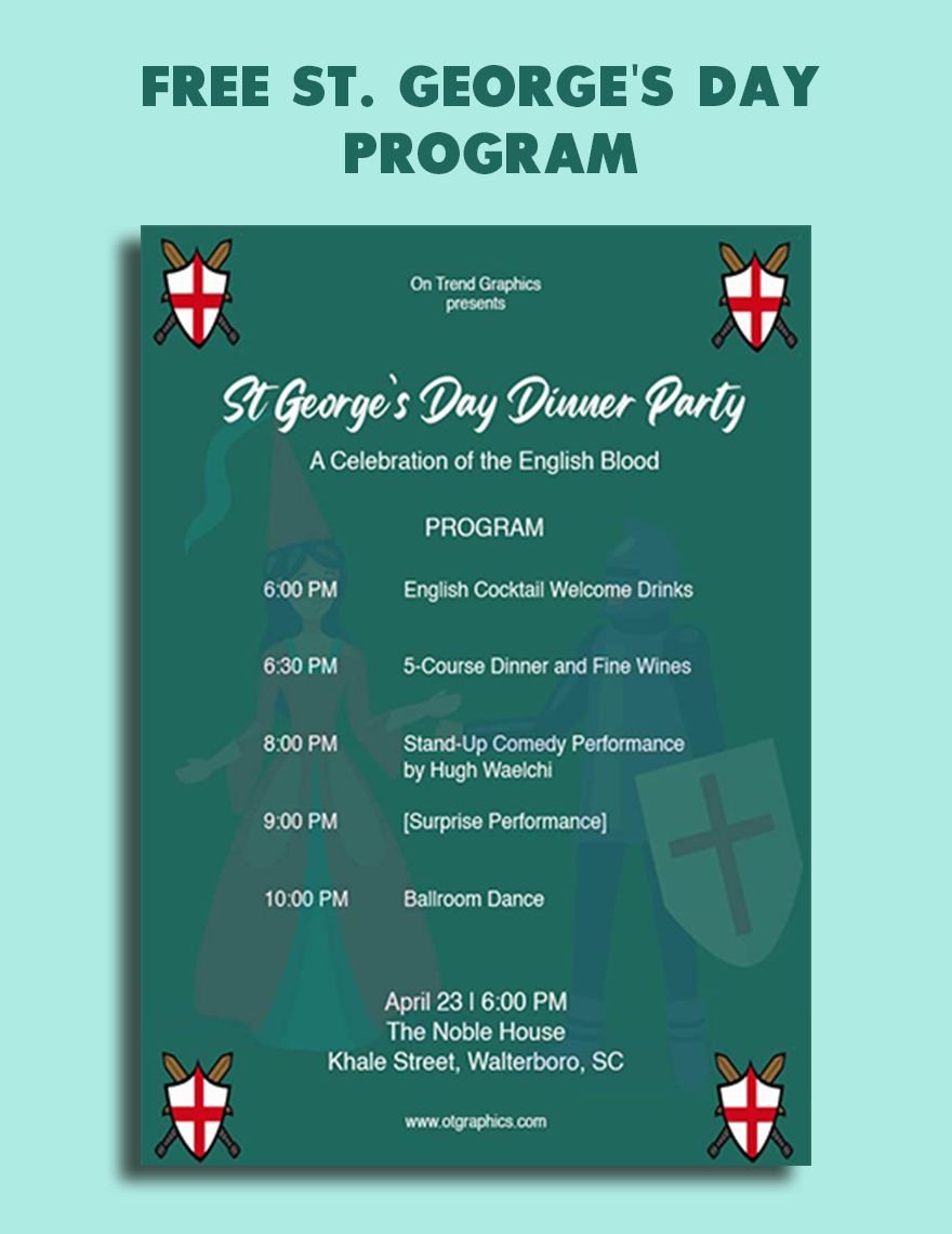 St. George's Day Program