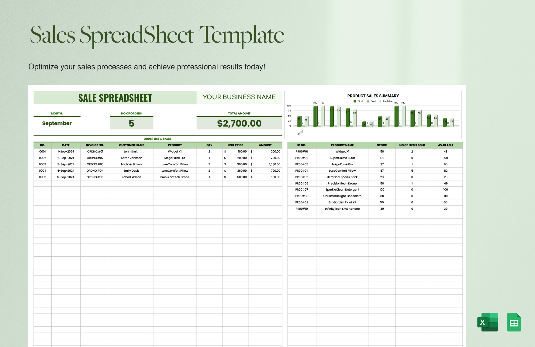 Free Sales Sheet Templates Editable And Printable Free Sales Sheet Templates Editable And Printable