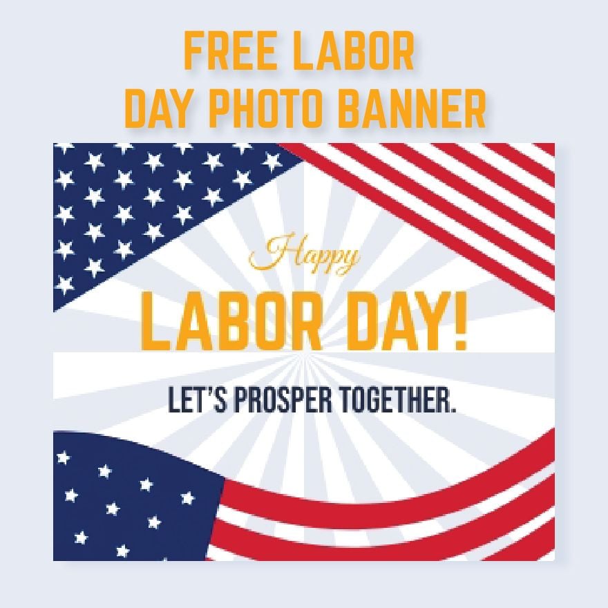 Labor Day Photo Banner