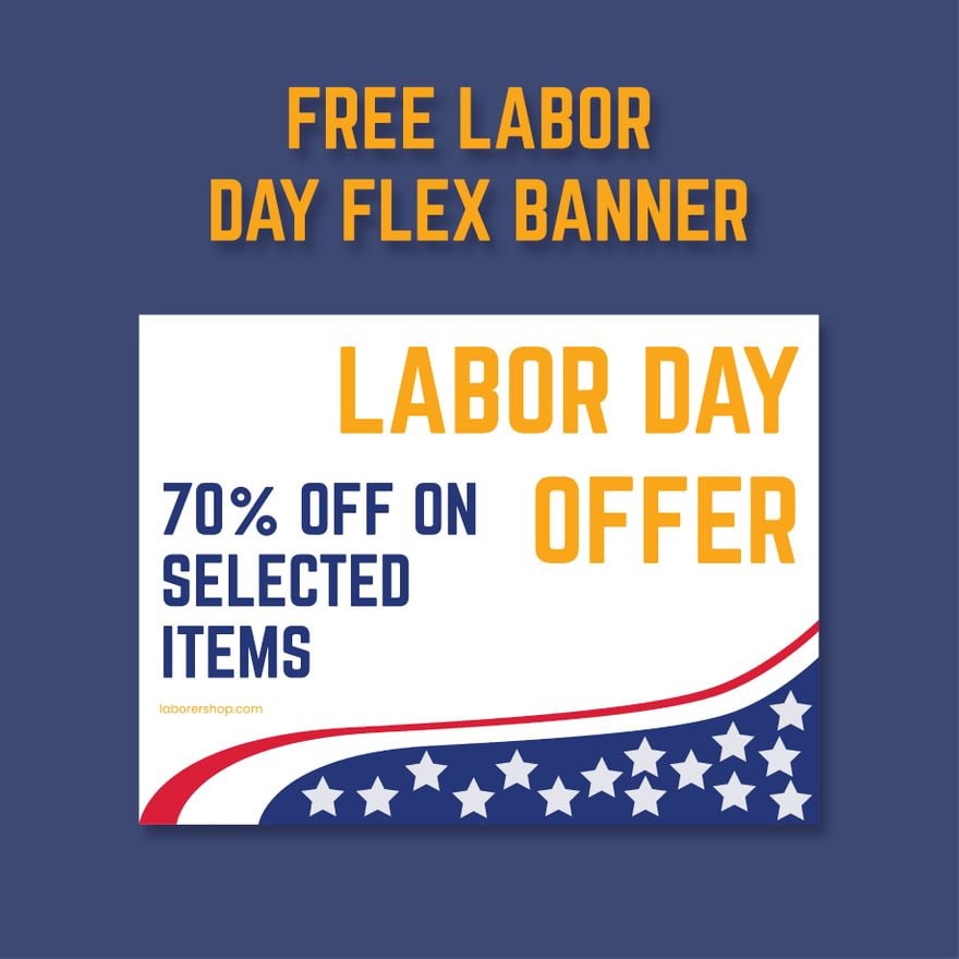 Labor Day Flex Banner