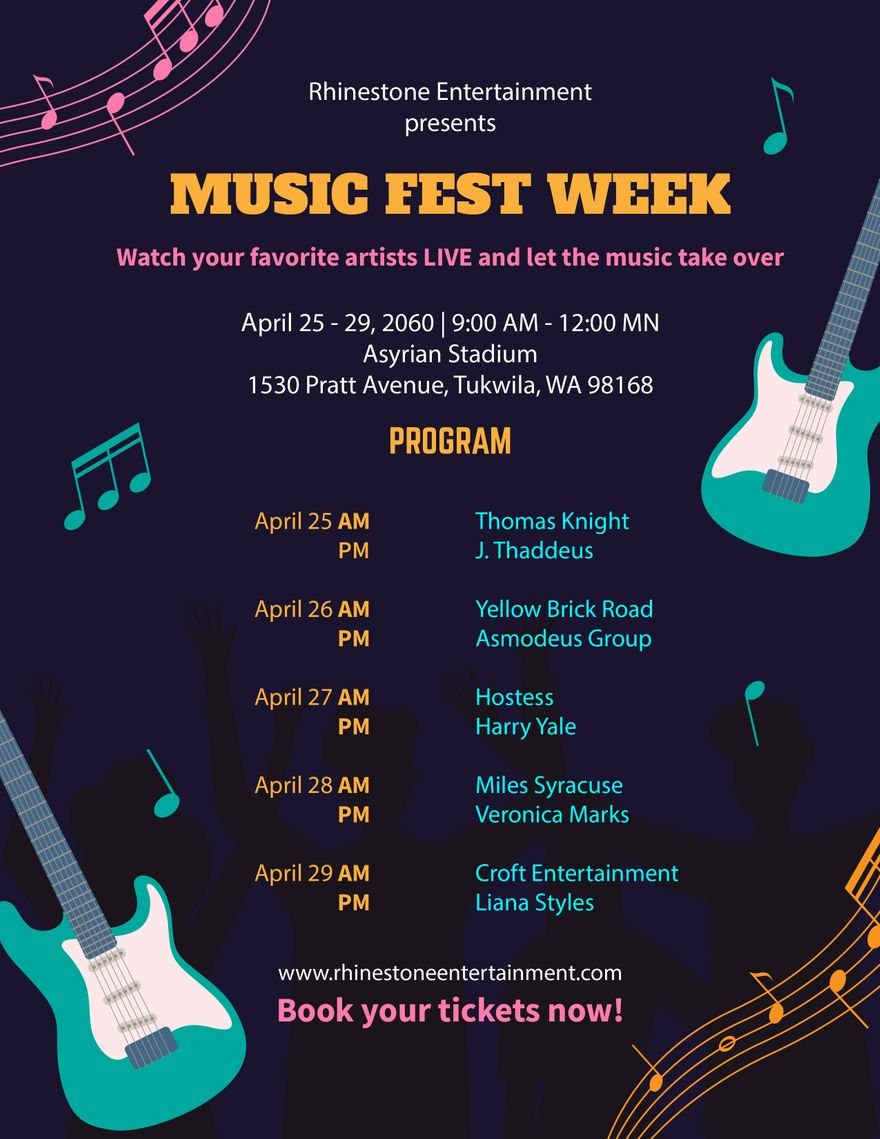 Music Festival Program