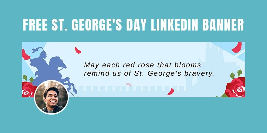 St. George's Day Linkedin Banner