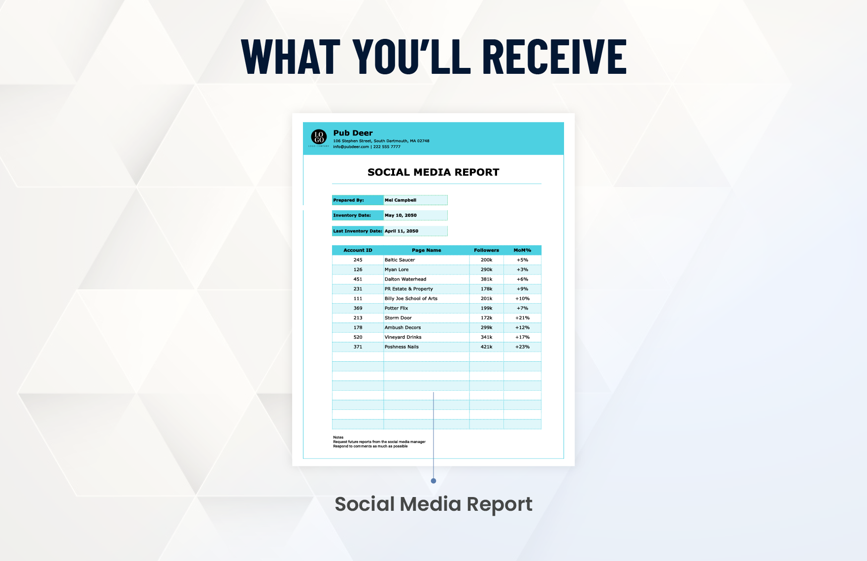Social Media Report