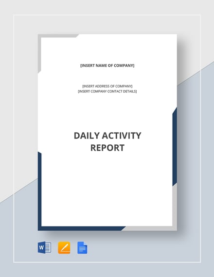 daglig aktivitetsrapport