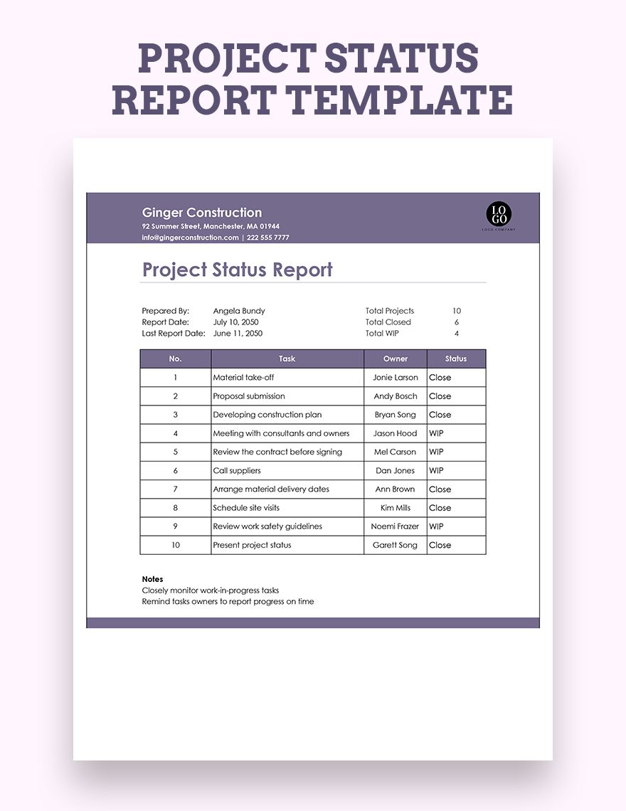 project-status-report